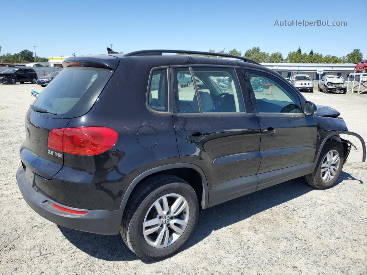 2017 Volkswagen Tiguan S Black vin: WVGAV7AX3HW500460