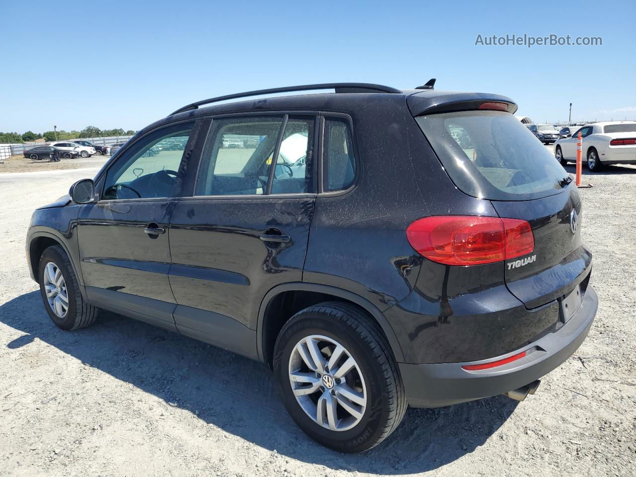 2017 Volkswagen Tiguan S Black vin: WVGAV7AX3HW500460