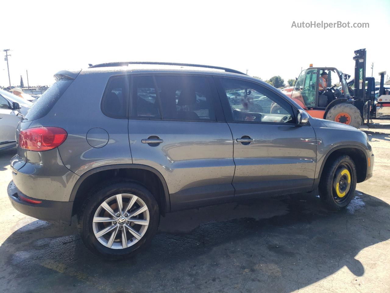 2018 Volkswagen Tiguan Limited  Серый vin: WVGAV7AX3JK006130