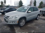 2010 Volkswagen Tiguan Se Silver vin: WVGAV7AX4AW001172