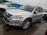 2010 Volkswagen Tiguan S Silver vin: WVGAV7AX4AW510114