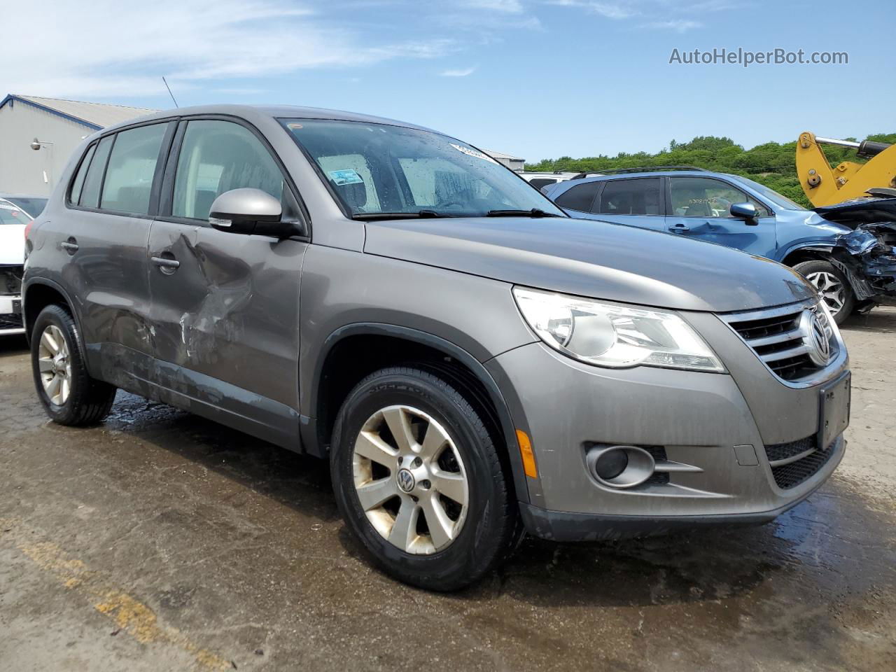 2010 Volkswagen Tiguan S Серый vin: WVGAV7AX4AW512137