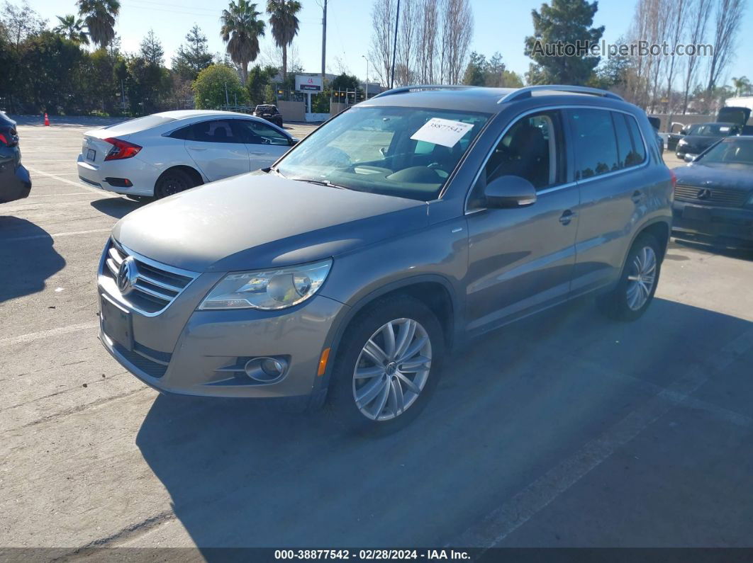 2010 Volkswagen Tiguan Wolfsburg Edition Silver vin: WVGAV7AX4AW524787