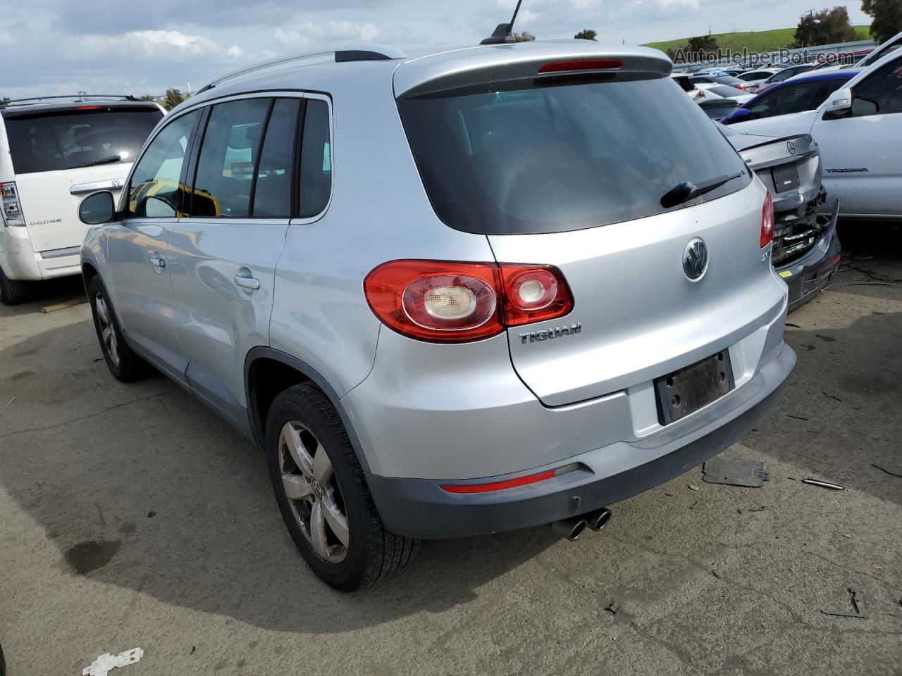 2010 Volkswagen Tiguan S Silver vin: WVGAV7AX4AW531416