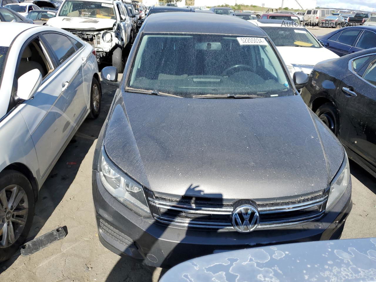 2013 Volkswagen Tiguan S Gray vin: WVGAV7AX4DW021247