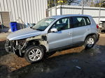 2013 Volkswagen Tiguan S Silver vin: WVGAV7AX4DW521182