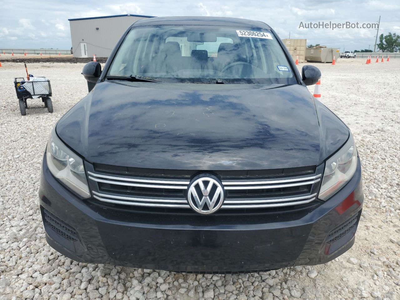 2013 Volkswagen Tiguan S Черный vin: WVGAV7AX4DW537401