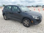 2013 Volkswagen Tiguan S Black vin: WVGAV7AX4DW537401