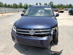 2016 Volkswagen Tiguan S Blue vin: WVGAV7AX4GW031300