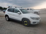 2016 Volkswagen Tiguan S White vin: WVGAV7AX4GW527553