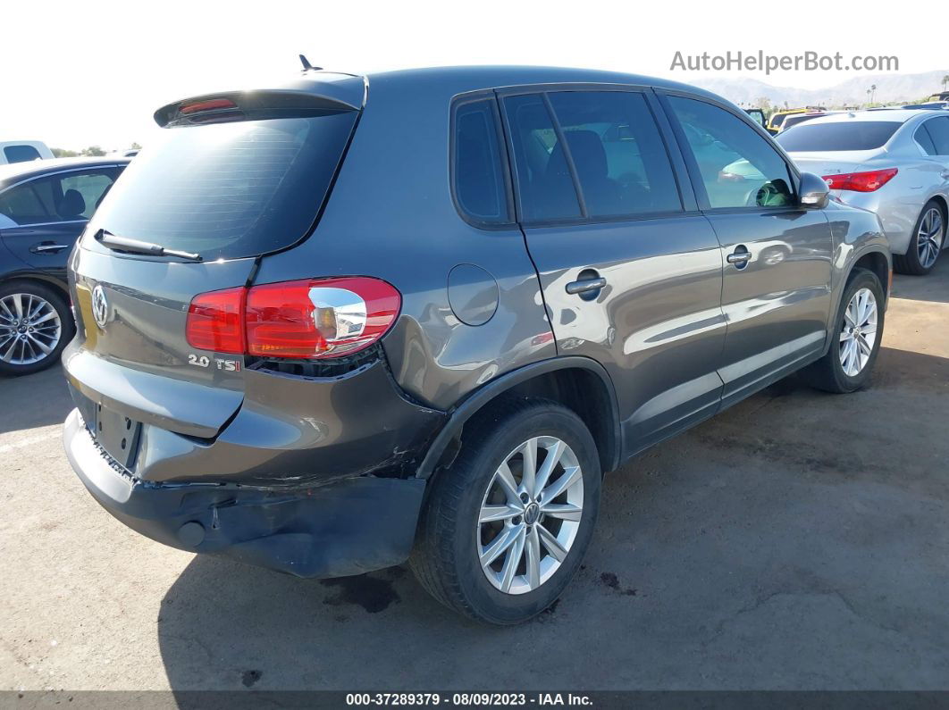 2017 Volkswagen Tiguan   Gray vin: WVGAV7AX4HK051569