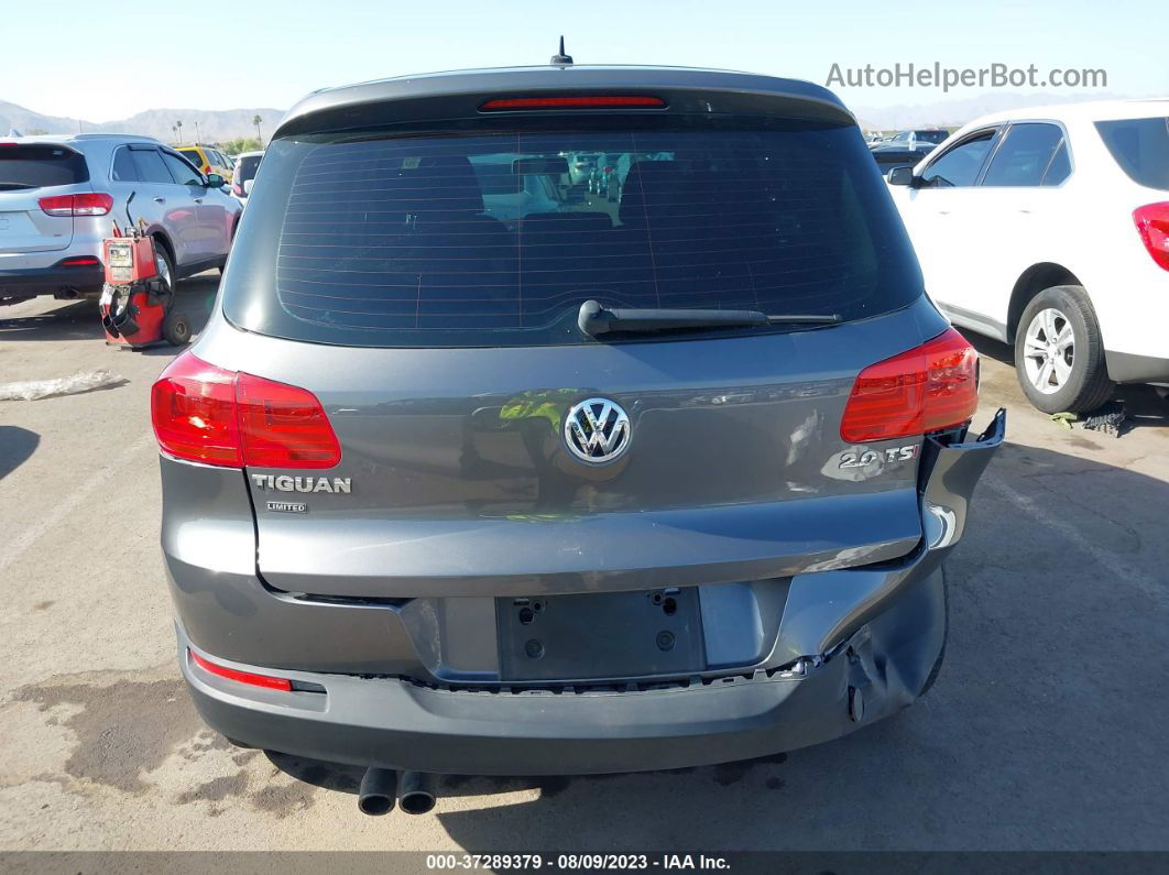 2017 Volkswagen Tiguan   Gray vin: WVGAV7AX4HK051569