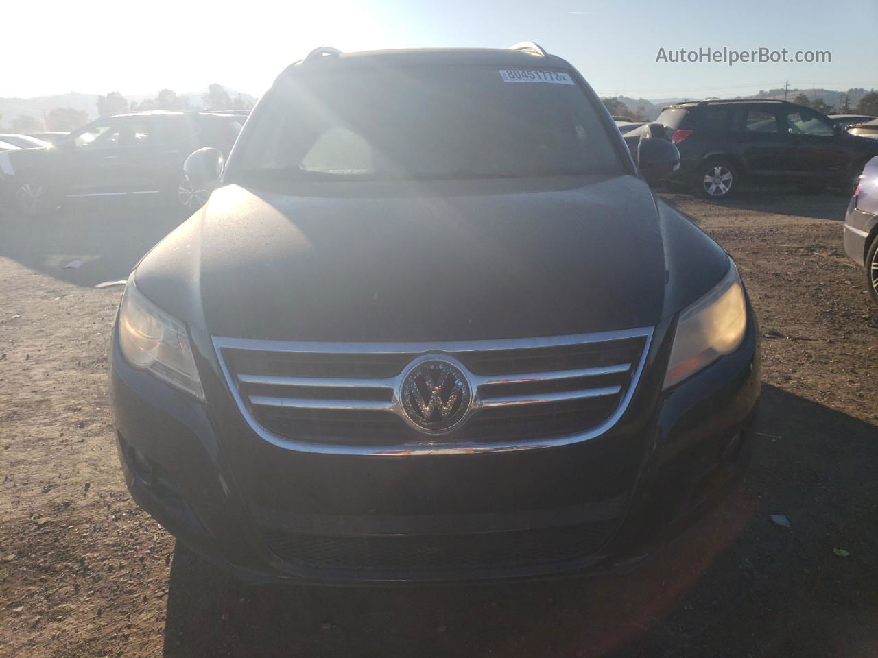 2010 Volkswagen Tiguan S Black vin: WVGAV7AX5AW001455