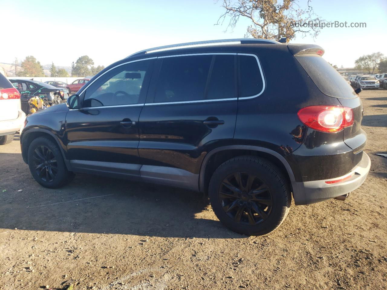 2010 Volkswagen Tiguan S Black vin: WVGAV7AX5AW001455