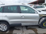 2010 Volkswagen Tiguan Se Silver vin: WVGAV7AX5AW508646