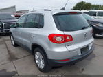 2010 Volkswagen Tiguan Se Silver vin: WVGAV7AX5AW508646