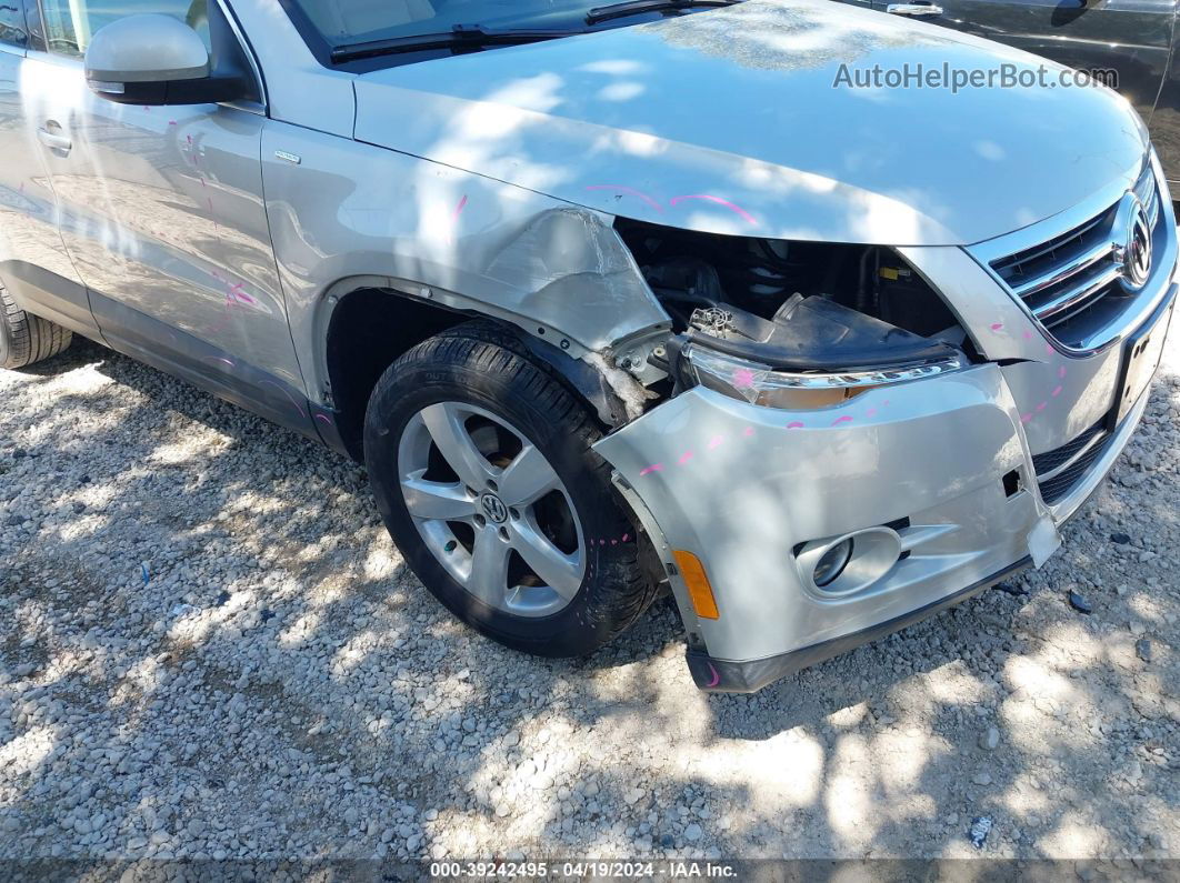 2010 Volkswagen Tiguan Wolfsburg Edition Silver vin: WVGAV7AX5AW520067