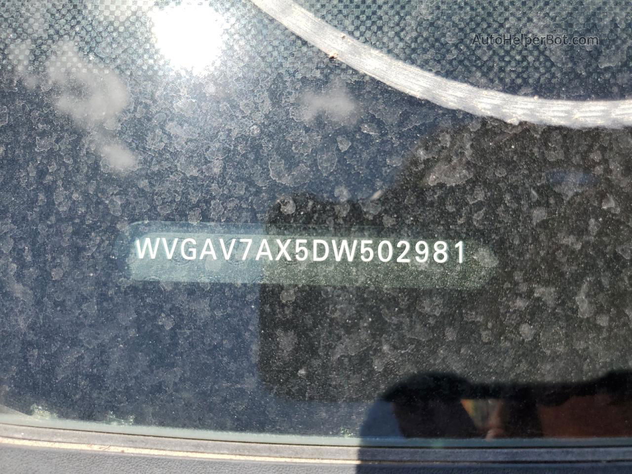 2013 Volkswagen Tiguan S Black vin: WVGAV7AX5DW502981