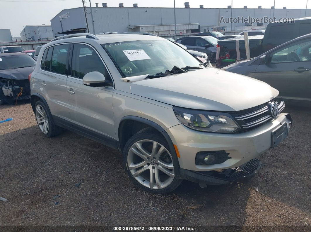 2013 Volkswagen Tiguan Sel Silver vin: WVGAV7AX5DW527377