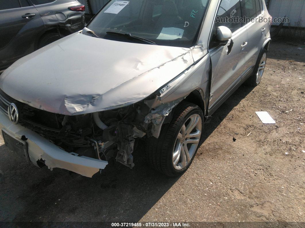 2013 Volkswagen Tiguan Sel Silver vin: WVGAV7AX5DW527377