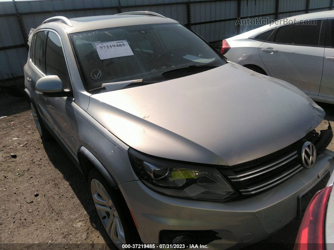 2013 Volkswagen Tiguan Sel Серебряный vin: WVGAV7AX5DW527377