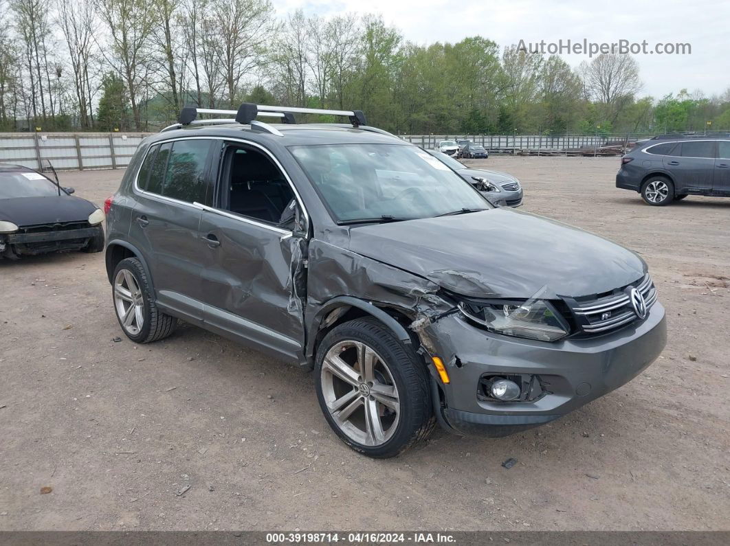 2016 Volkswagen Tiguan R-line Silver vin: WVGAV7AX5GW085012