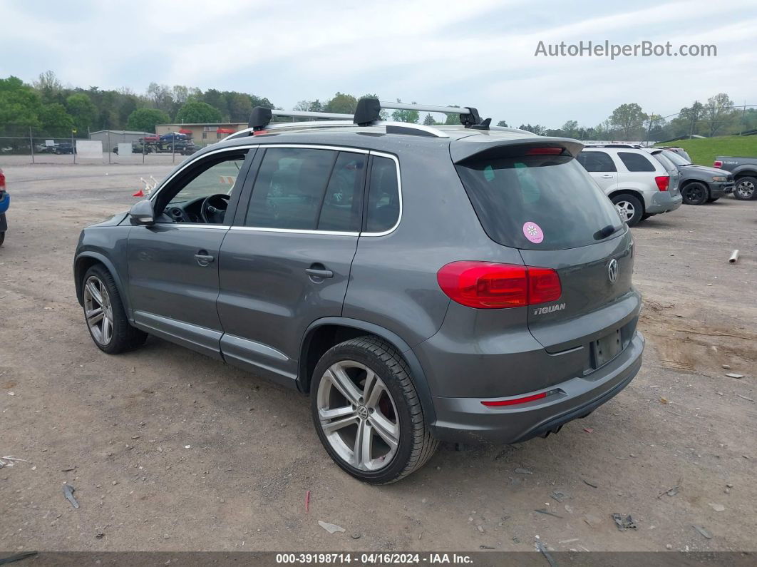 2016 Volkswagen Tiguan R-line Серебряный vin: WVGAV7AX5GW085012