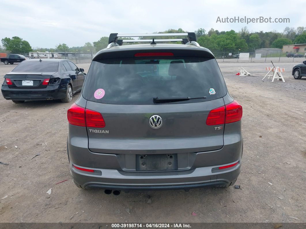 2016 Volkswagen Tiguan R-line Silver vin: WVGAV7AX5GW085012