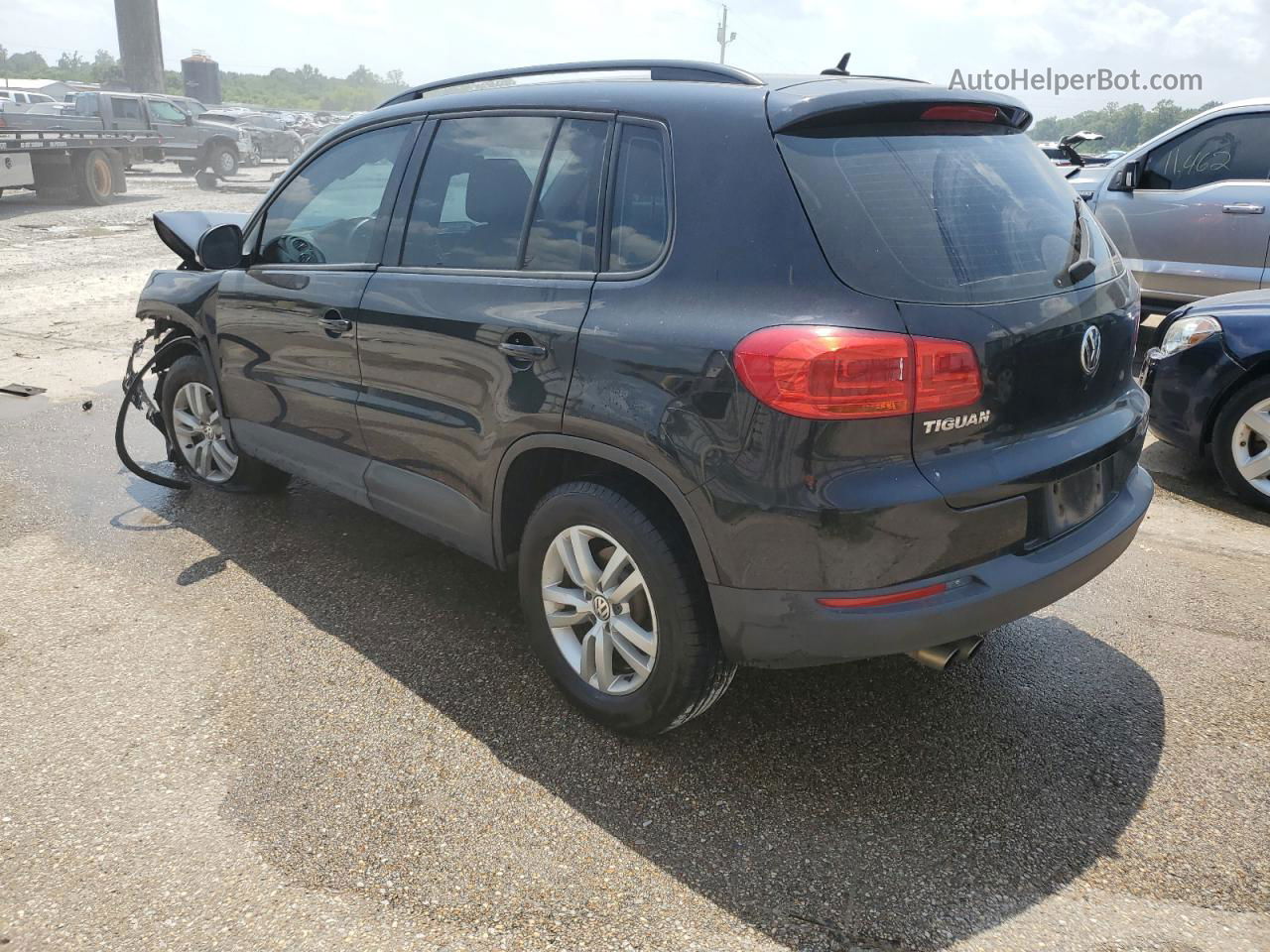 2016 Volkswagen Tiguan S Black vin: WVGAV7AX5GW528419