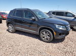 2016 Volkswagen Tiguan S Black vin: WVGAV7AX5GW542742