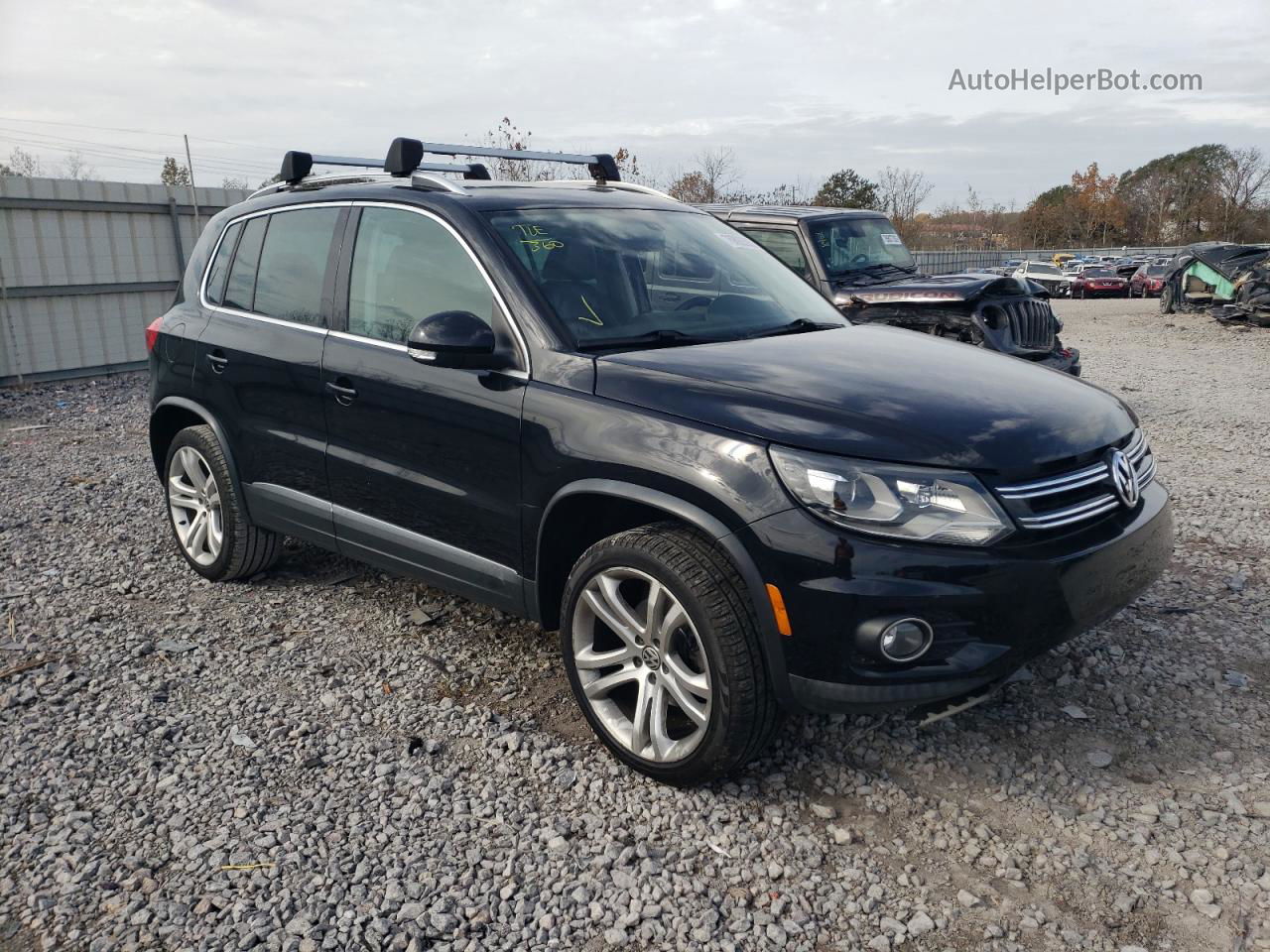 2016 Volkswagen Tiguan S Black vin: WVGAV7AX5GW558522