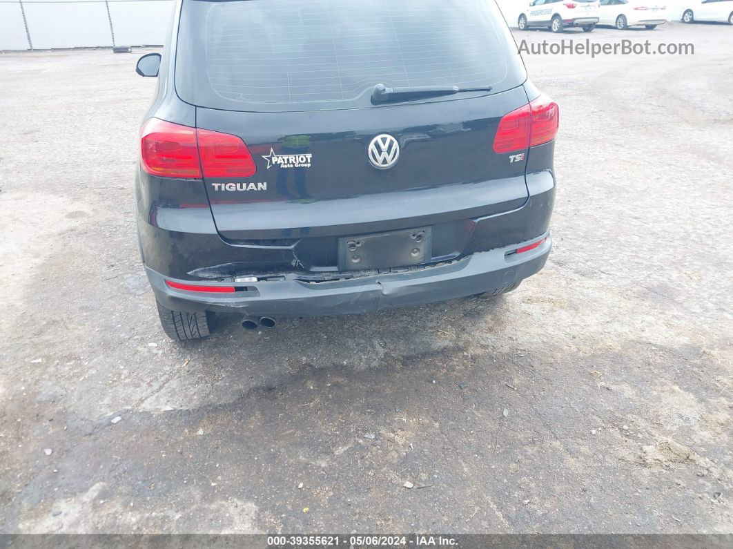 2016 Volkswagen Tiguan S Черный vin: WVGAV7AX5GW573571