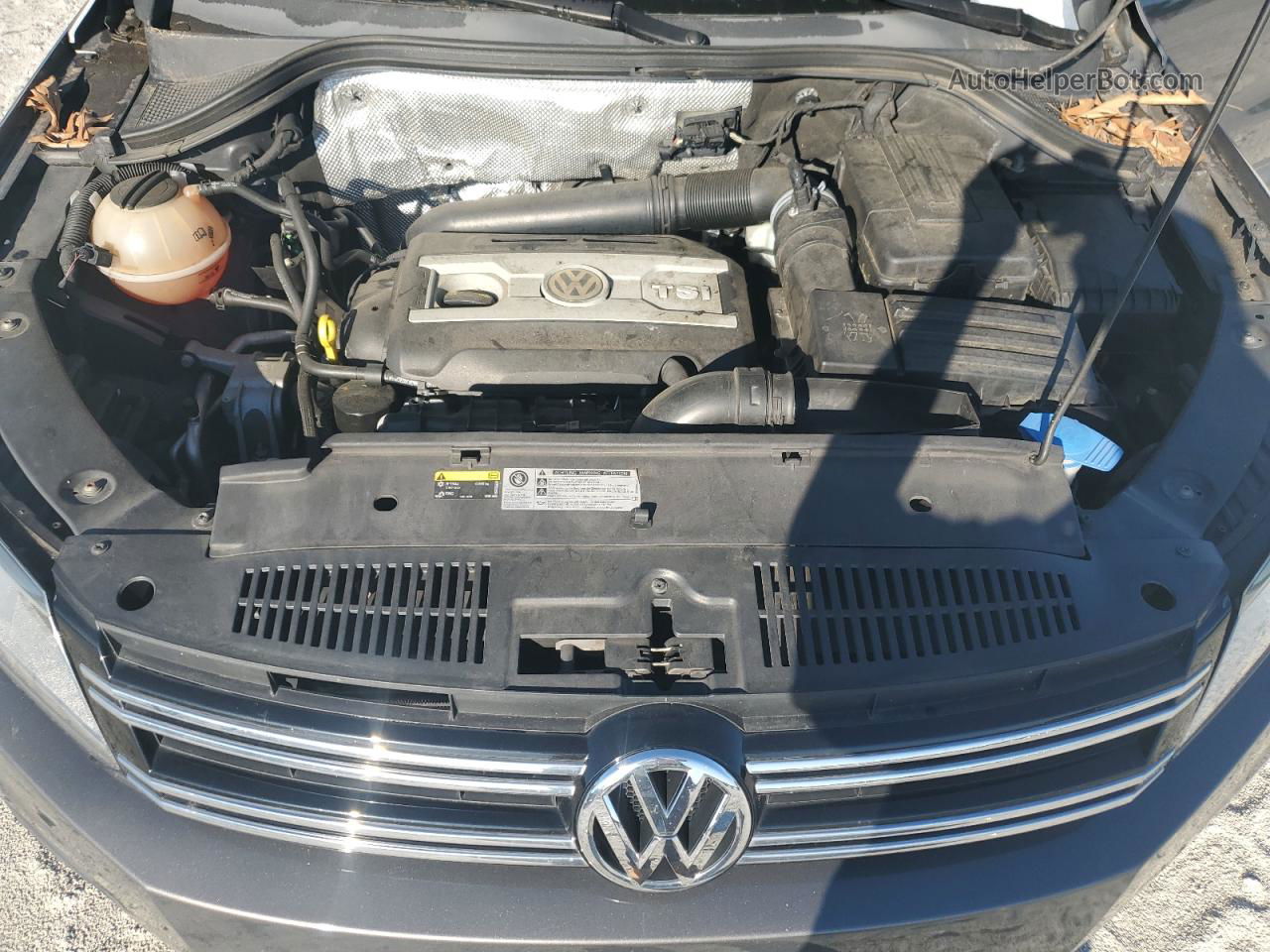 2016 Volkswagen Tiguan S Gray vin: WVGAV7AX5GW590614