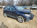 2016 Volkswagen Tiguan S Blue vin: WVGAV7AX5GW600509