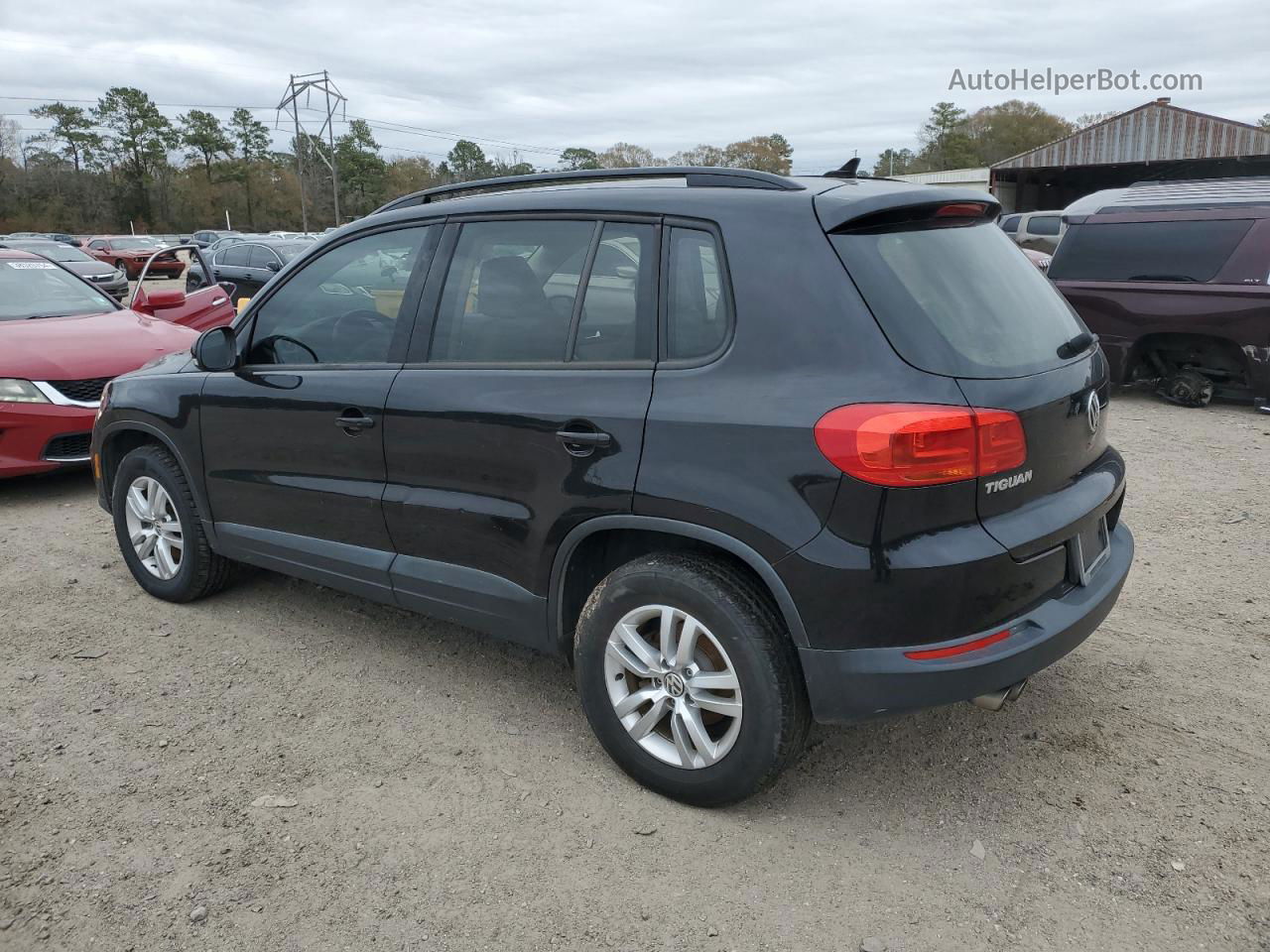 2017 Volkswagen Tiguan S Black vin: WVGAV7AX5HK000999