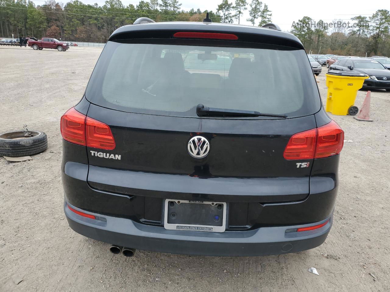 2017 Volkswagen Tiguan S Black vin: WVGAV7AX5HK000999