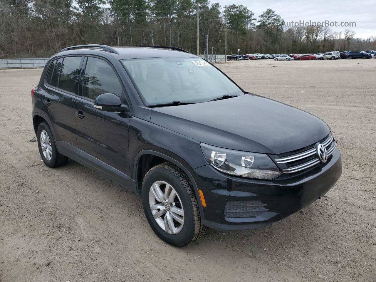 2017 Volkswagen Tiguan S Black vin: WVGAV7AX5HK000999