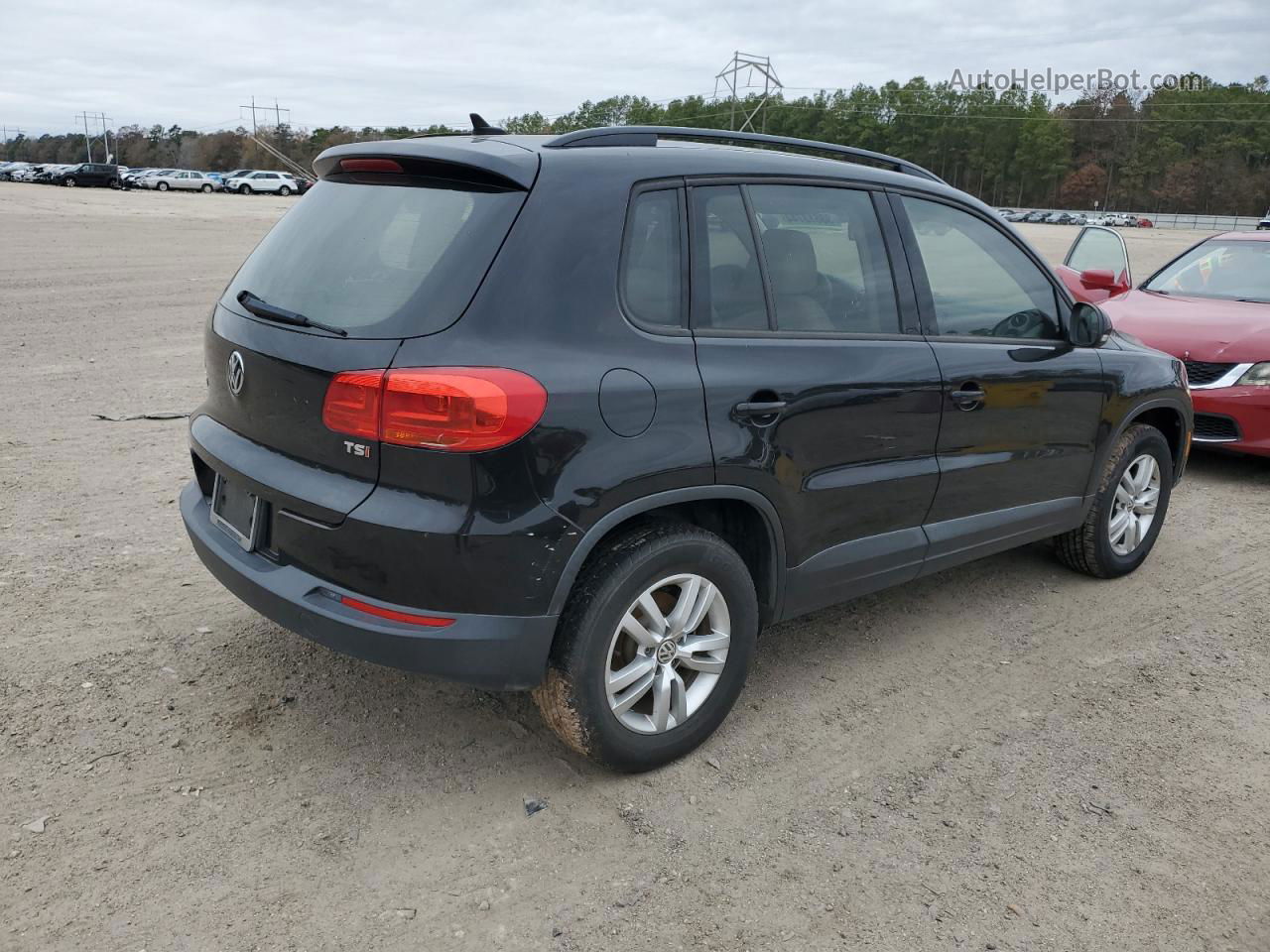 2017 Volkswagen Tiguan S Black vin: WVGAV7AX5HK000999