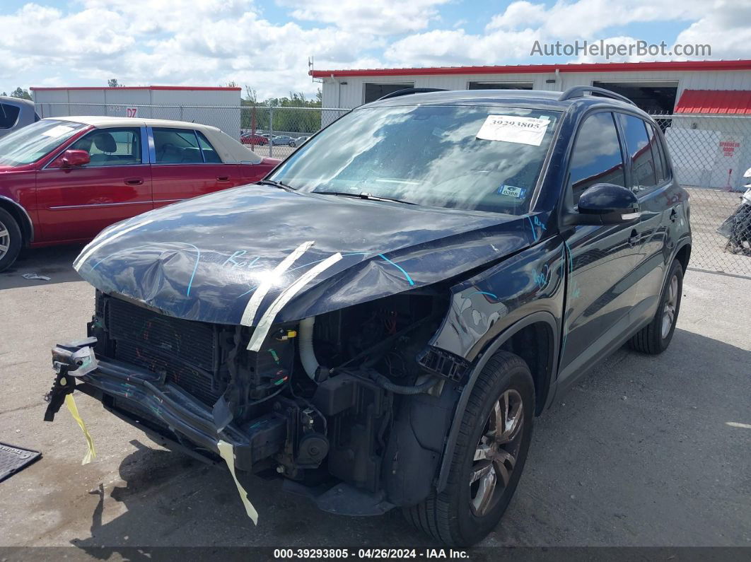 2017 Volkswagen Tiguan 2.0t/2.0t S Black vin: WVGAV7AX5HK009315