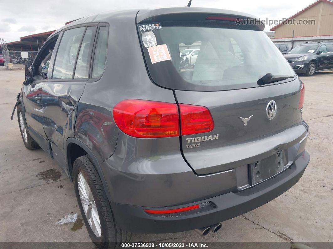 2017 Volkswagen Tiguan S Gray vin: WVGAV7AX5HK046008