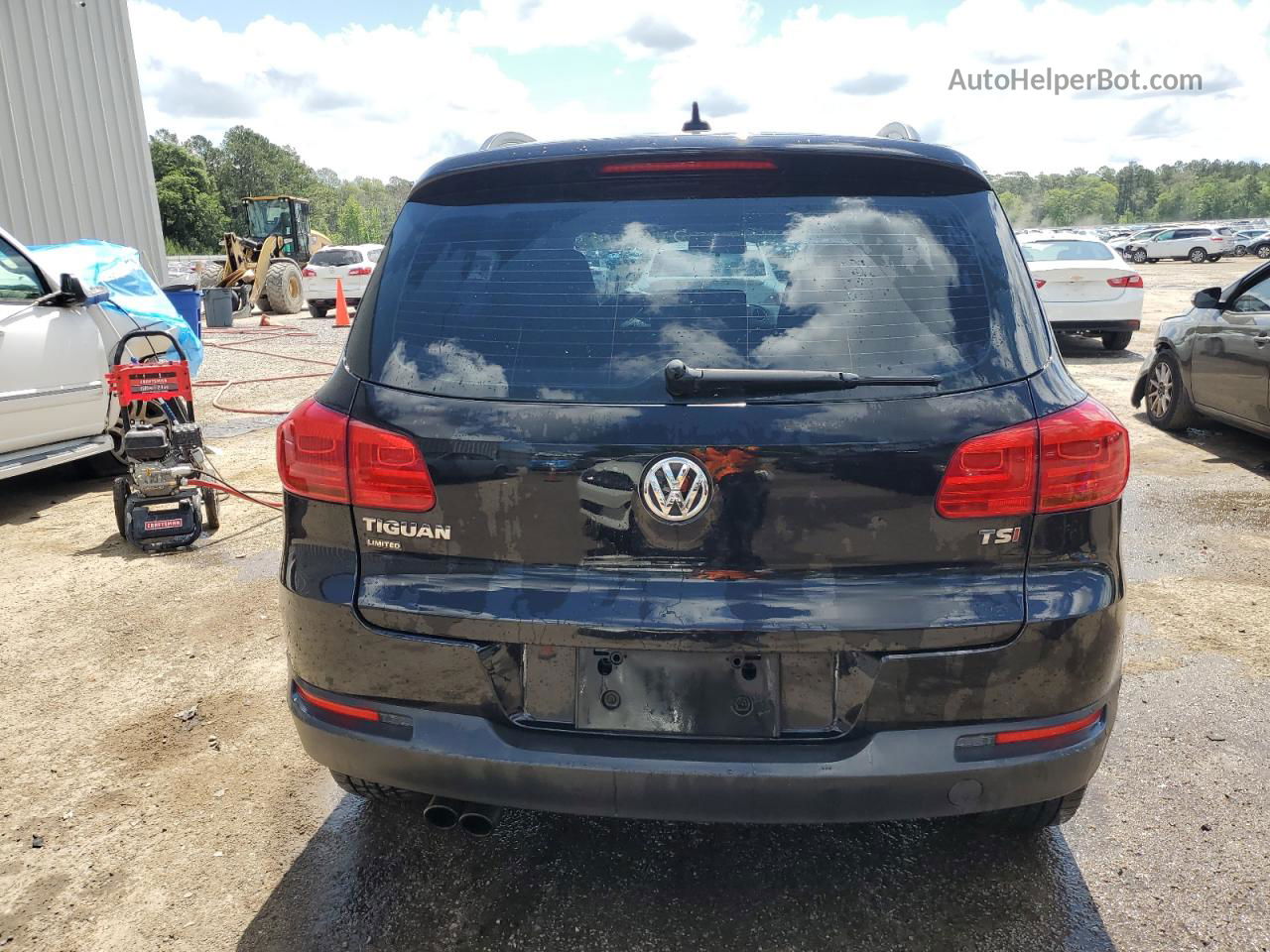 2017 Volkswagen Tiguan S Black vin: WVGAV7AX5HK049247