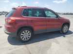 2010 Volkswagen Tiguan S Burgundy vin: WVGAV7AX6AW000959