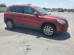 2010 Volkswagen Tiguan S Burgundy vin: WVGAV7AX6AW000959