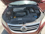 2010 Volkswagen Tiguan S Burgundy vin: WVGAV7AX6AW000959