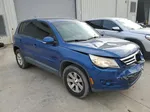 2010 Volkswagen Tiguan S Blue vin: WVGAV7AX6AW002601