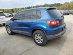 2010 Volkswagen Tiguan S Blue vin: WVGAV7AX6AW002601