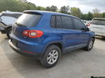 2010 Volkswagen Tiguan S Blue vin: WVGAV7AX6AW002601