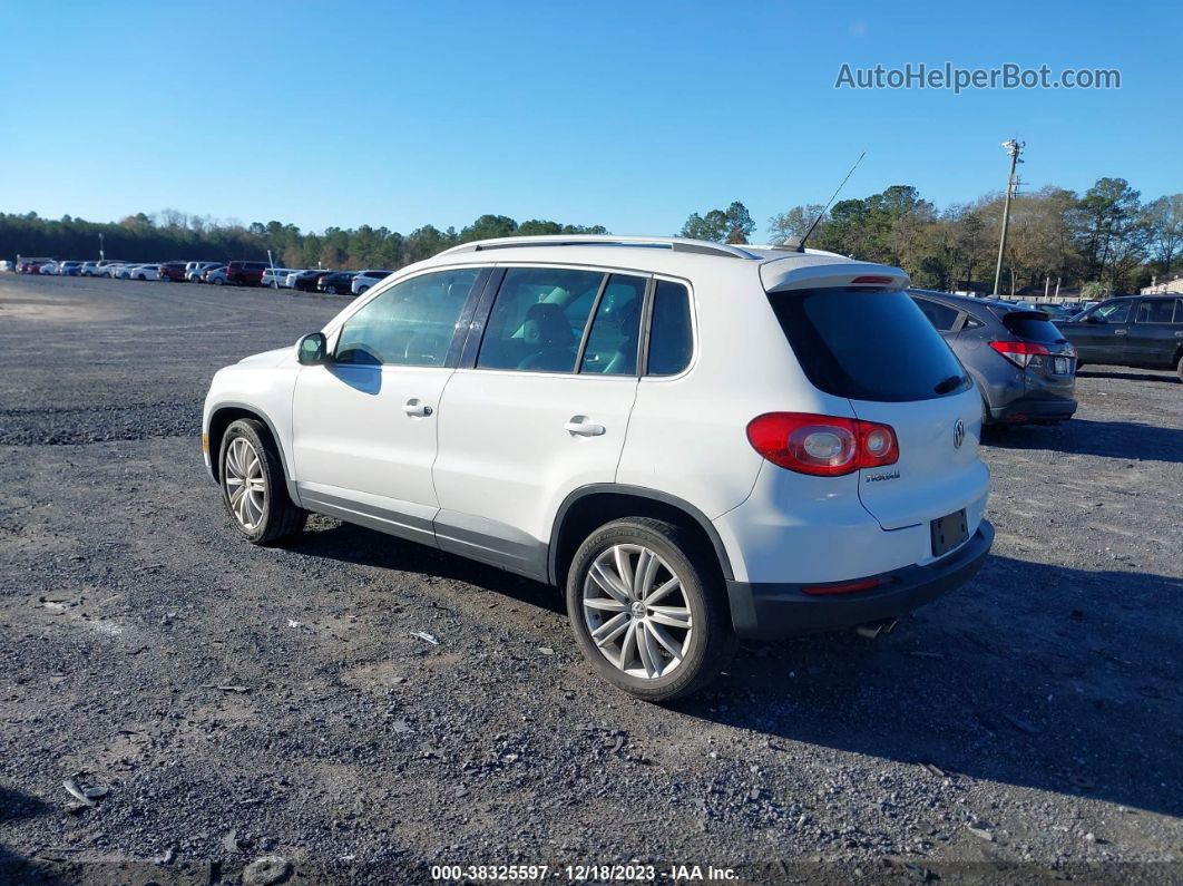 2010 Volkswagen Tiguan Se Белый vin: WVGAV7AX6AW508848