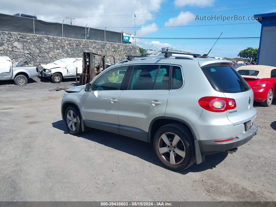 2010 Volkswagen Tiguan Wolfsburg Edition Silver vin: WVGAV7AX6AW521647