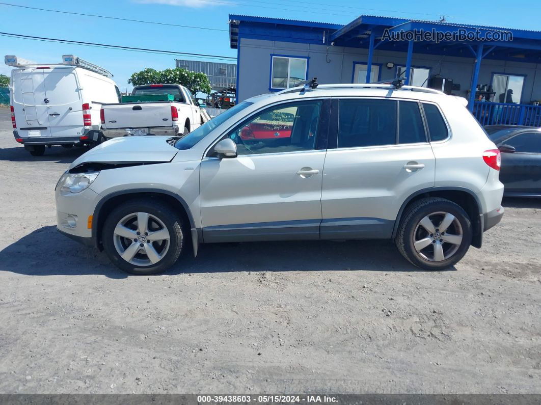 2010 Volkswagen Tiguan Wolfsburg Edition Silver vin: WVGAV7AX6AW521647